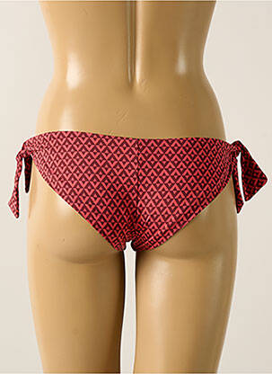 Bas de maillot de bain effet matière satinée bikini rose SIMONE PERELE femme