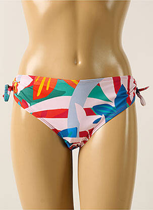 Bas de maillot de bain imprimé fantaisie culotte rose SIMONE PERELE femme