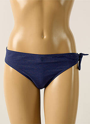 Bas de maillot de bain imprimé rayures culotte bleu SIMONE PERELE femme