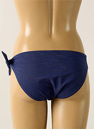 Bas de maillot de bain imprimé rayures culotte bleu SIMONE PERELE femme