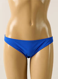 Bas de maillot de bain effet matière satinée culotte bleu ANTIGEL femme