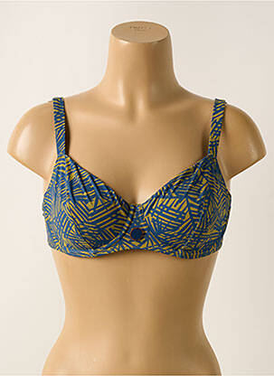 Haut de maillot de bain stretch haut soutien-gorge emboitant vert SIMONE PERELE femme