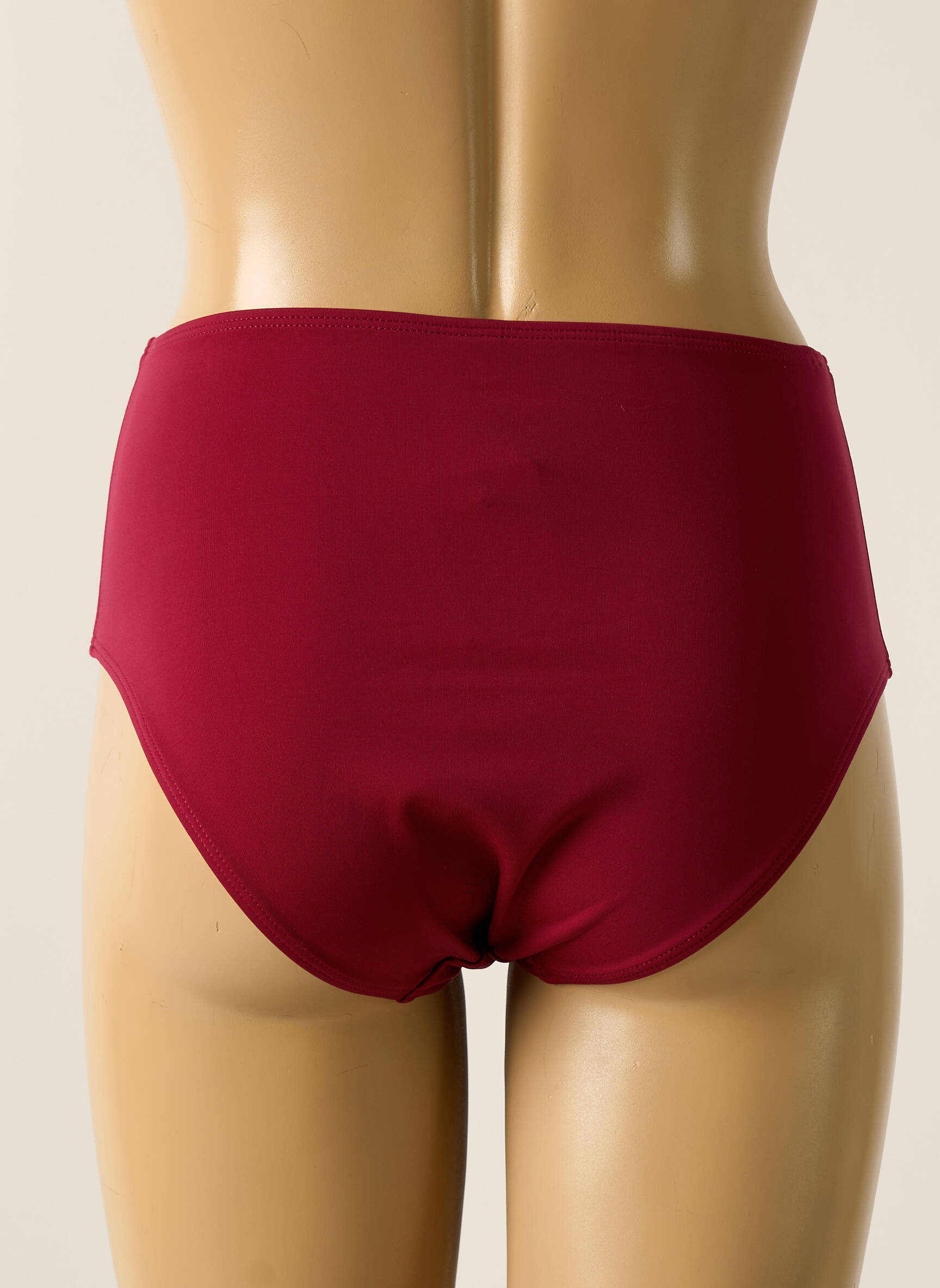 Bas de maillot de bain effet matière satinée culotte rouge SIMONE PERELE femme