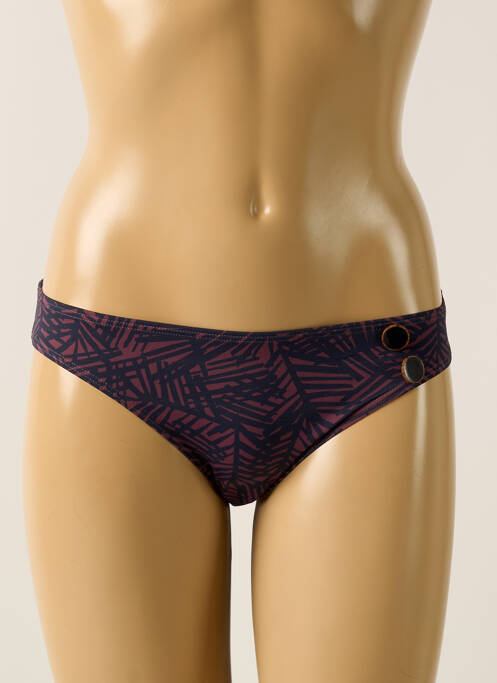 Bas de maillot de bain imprimé fantaisie culotte violet SIMONE PERELE femme
