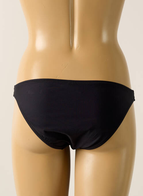 Bas de maillot de bain effet matière satinée culotte noir ANTIGEL femme