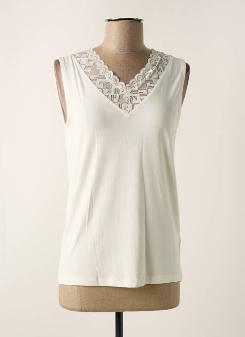 Top blanc CREAM pour femme