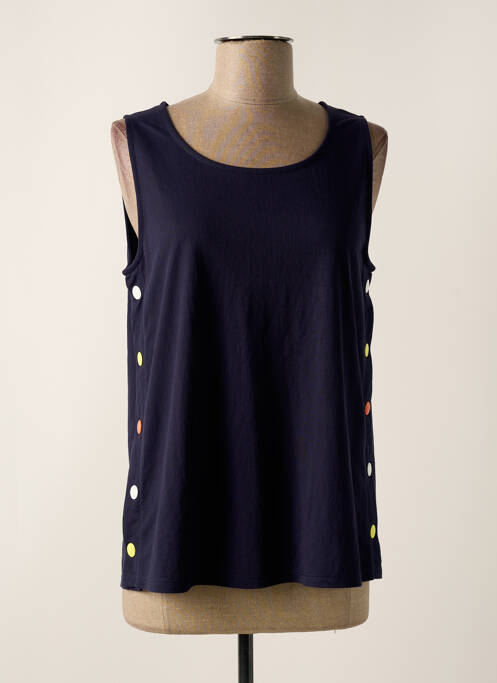 Top bleu SCORZZO pour femme
