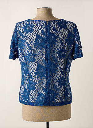 Top manches courtes manches courtes bleu ANNE KELLY femme