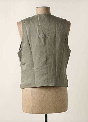Gilet sans manche poches gris ANDAM femme