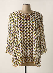 Blouse jaune CHRISTINE LAURE pour femme seconde vue