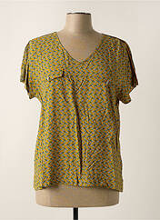 Blouse jaune DIPLODOCUS pour femme seconde vue