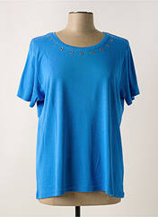 T-shirt bleu I.ODENA pour femme seconde vue