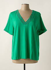 T-shirt vert LEO & UGO pour femme seconde vue