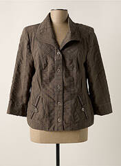 Veste casual marron CHRISTINE LAURE pour femme seconde vue