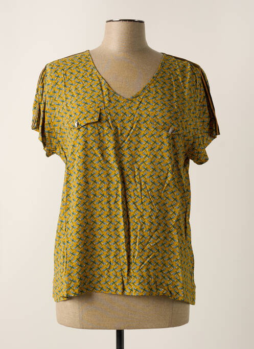 Blouse jaune DIPLODOCUS pour femme