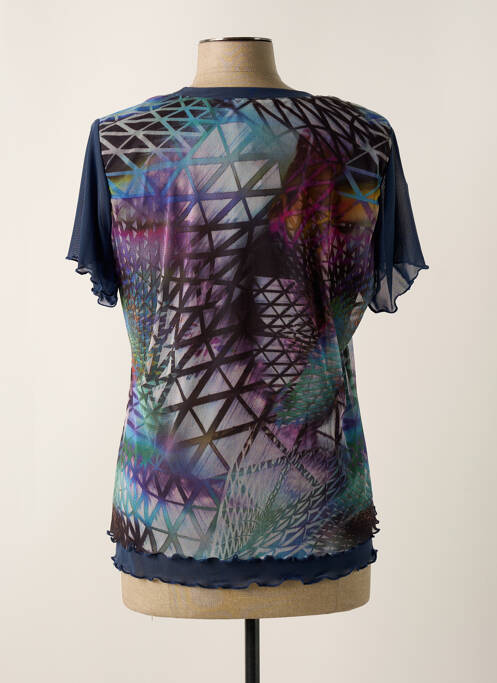 Top bleu FRANCE RIVOIRE pour femme