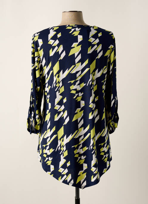 Tunique manches longues bleu MARBLE pour femme