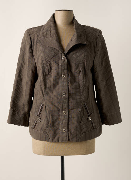 Veste casual marron CHRISTINE LAURE pour femme