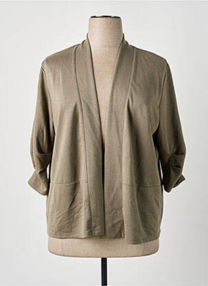 Gilet manches longues manches 3/4 marron RABE femme