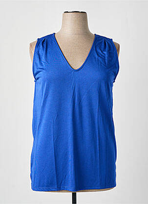 Débardeur bleu SCORZZO pour femme