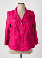 Veste casual rose CHRISTINE LAURE pour femme seconde vue