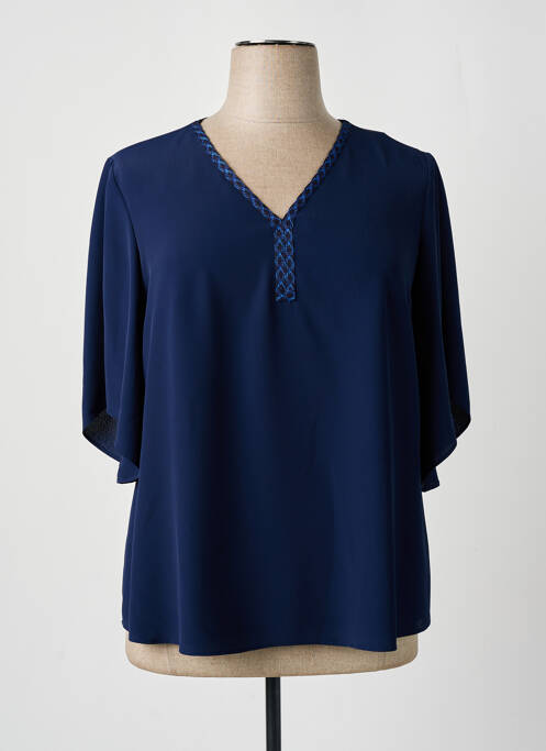 Blouse bleu TINTA STYLE pour femme