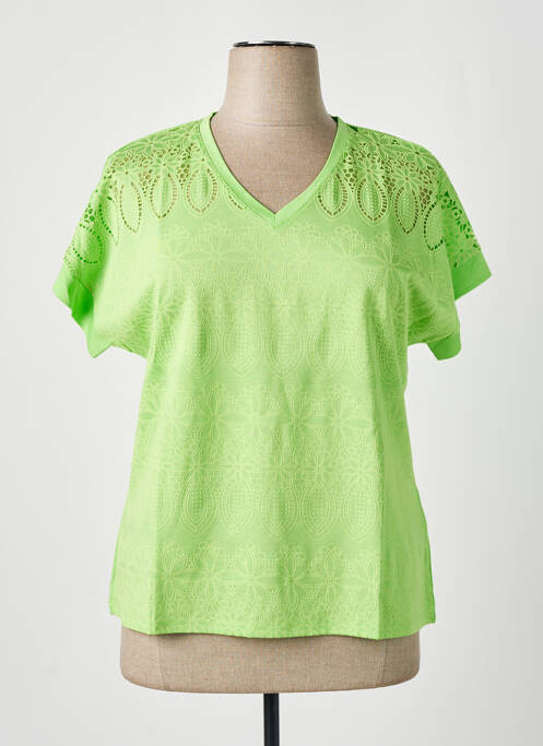 T-shirt vert LEO & UGO pour femme