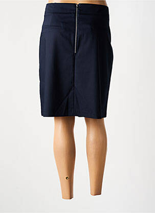 Jupe mi-longue stretch bleu EVA KAYAN femme