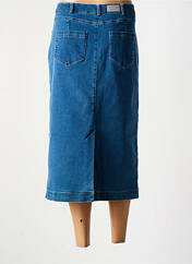 Jupe mi-longue bleu CHRISTINE LAURE pour femme seconde vue