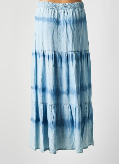 Jupe longue bleu K-DESIGN pour femme