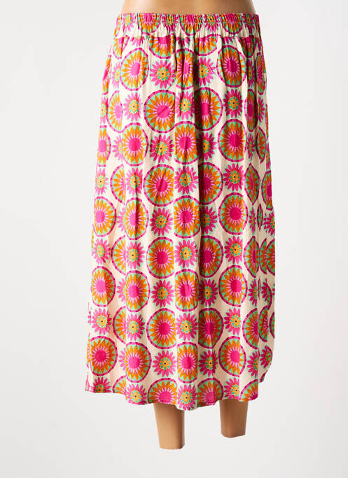 Jupe longue rose SIGNE NATURE femme
