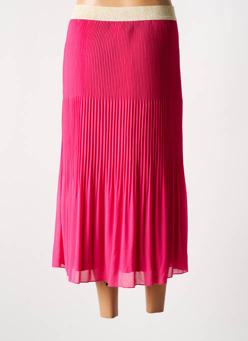 Jupe longue rose SIGNE NATURE pour femme