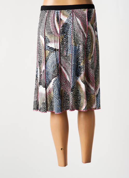 Jupe mi-longue noir FRANCE RIVOIRE femme