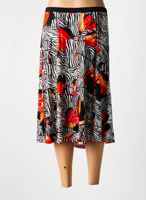 Jupe mi-longue noir GUY DUBOUIS pour femme