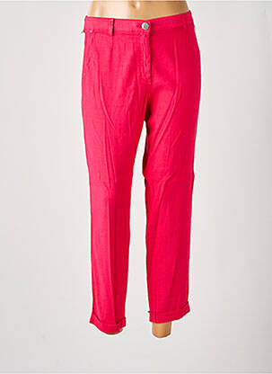 Pantalon 7/8 taille haute taille haute rose EAST DRIVE femme