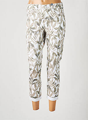 Pantalon 7/8 stretch taille normale marron RABE femme