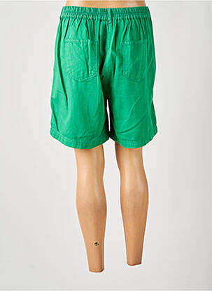 Short taille élastique taille haute vert AGATHE & LOUISE femme
