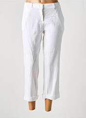 Pantalon 7/8 blanc EAST DRIVE pour femme seconde vue