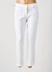 Pantalon 7/8 blanc EAST DRIVE pour femme seconde vue