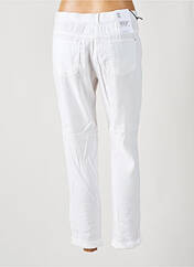 Pantalon 7/8 blanc EAST DRIVE pour femme seconde vue