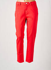 Pantalon slim rouge C'EST BEAU LA VIE pour femme seconde vue