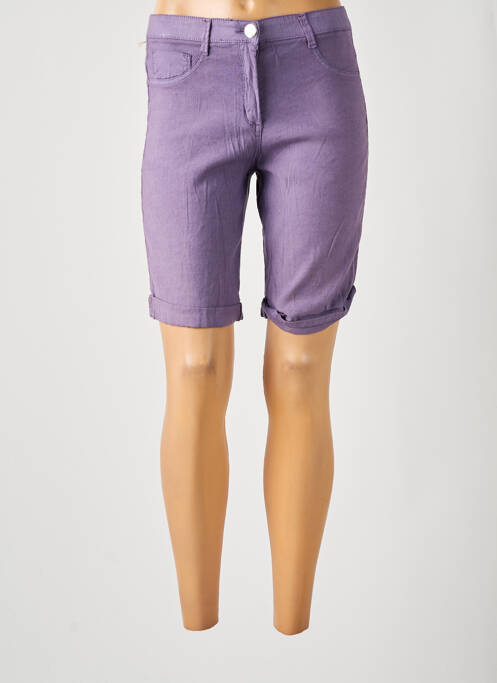 Bermuda violet EAST DRIVE pour femme