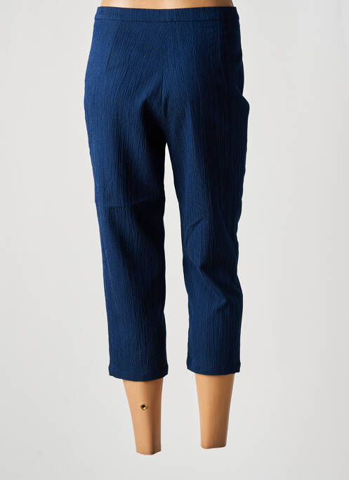 Pantacourt bleu FRANCE RIVOIRE pour femme