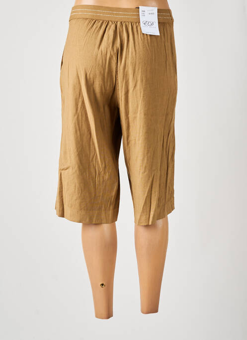 Pantacourt marron EAST DRIVE femme