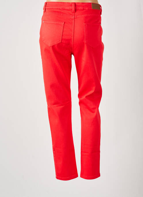 Pantalon slim rouge C'EST BEAU LA VIE pour femme