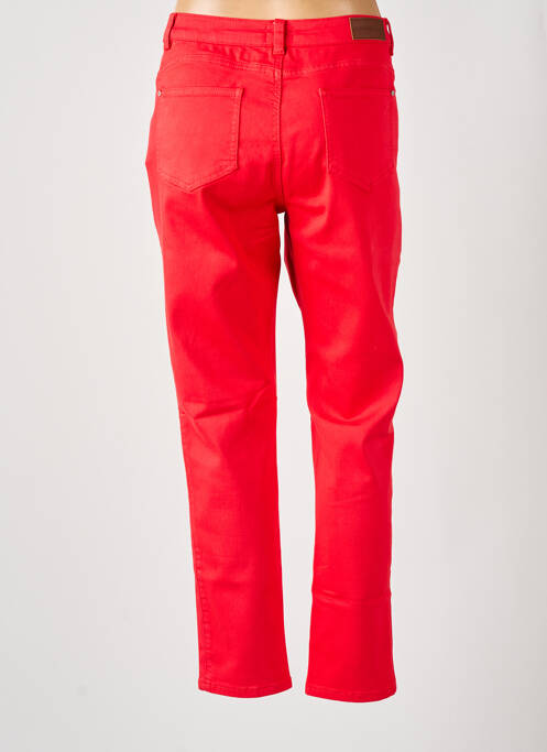 Pantalon slim rouge C'EST BEAU LA VIE pour femme