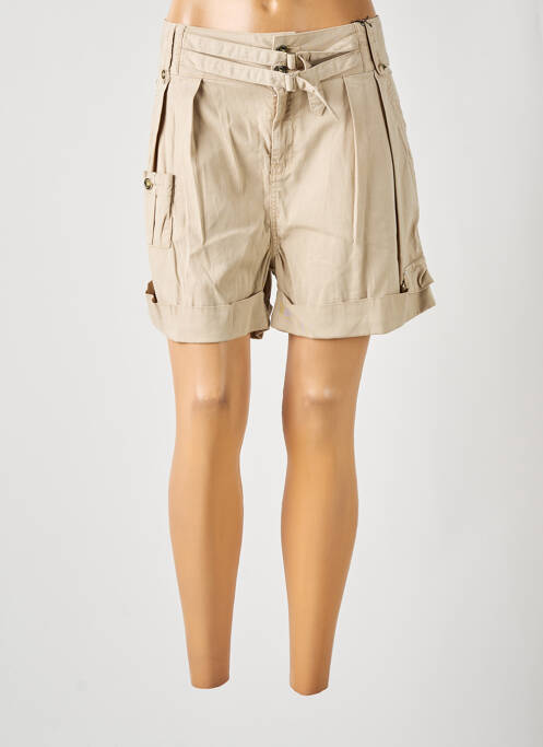 Short beige EVA KAYAN pour femme