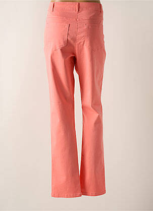 Pantalon droit stretch taille haute rose PAUSE CAFE femme
