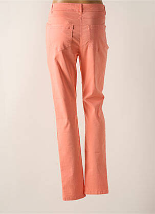 Pantalon slim taille haute taille haute rose PAUSE CAFE femme