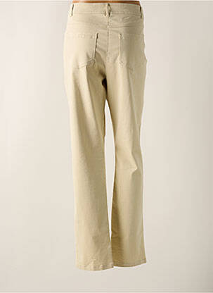 Pantalon slim taille haute taille haute beige PAUSE CAFE femme
